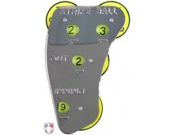 Champro Umpire Gear Champro 4-Dial Optic Yellow Steel Umpire Indicator - 3/2/2 Count