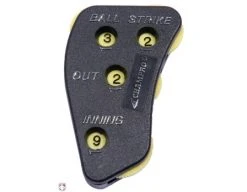 Champro Umpire Gear Champro Balls First 4-Dial Optic Yellow Plastic Umpire Indicator - 3/2/2 Count