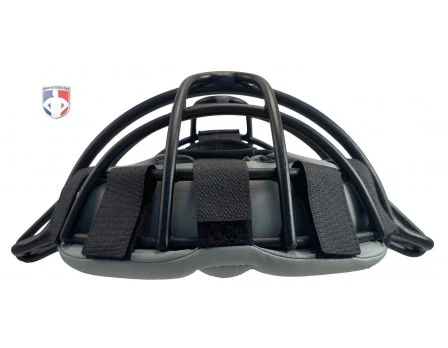 Wilson Umpire Gear Wilson MLB Black Dyna-Lite Aluminum Umpire Mask With Black And Grey Wrap Around - Image 4