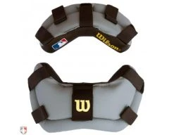 Wilson Umpire Gear Wilson MLB Wrap Around Umpire Mask Replacement Pads - Black And Grey