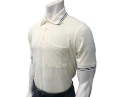 Smitty Umpire Smitty Short Sleeve Body Flex Umpire Shirt - Cream