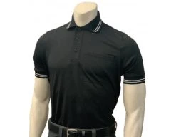 Smitty Umpire Smitty Short Sleeve Body Flex Umpire Shirt - Black