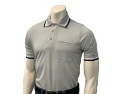 Smitty Umpire Smitty Short Sleeve Body Flex Umpire Shirt - Grey