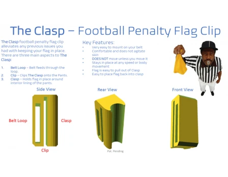 The Clasp - Football Penalty Flag Clip - Image 6