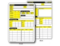 Refsmart Products RefSmart Double Sided Football Referee Reusable Information Card