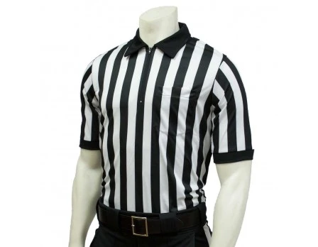 Smitty Officials Apparel Smitty 1" Stripe Body Flex Short Sleeve Referee Shirt
