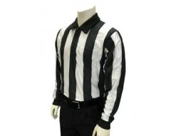 Smitty Officials Apparel Smitty 2 1/4" Stripe "Hybrid" Cold Weather Football Referee Shirt