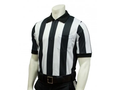 Smitty Officials Apparel Smitty 2 1/4" Stripe Short Sleeve Mesh Football Referee Shirt