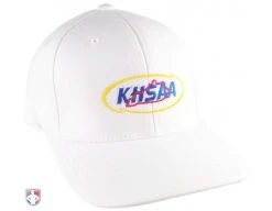 KHSAA Embroidered Smitty Performance Flex Fit White Referee Cap