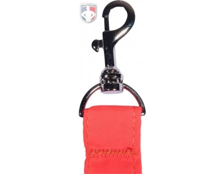 Smitty Officials Apparel Orange Nylon Chain Clip With Plastic Yard Marker Slide - Image 3