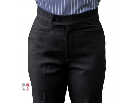 Smitty Officials Apparel Smitty Women's Athletic Fit Flat Front Referee Pants With Western-Cut Pockets
