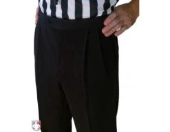 Smitty Officials Apparel Smitty Performance 4-Way Stretch Athletic Fit Pleated Referee Pants With Slash Pockets