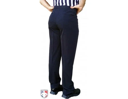 Smitty Officials Apparel Smitty Performance 4-Way Stretch Tapered Fit Flat Front Referee Pants With Western-Cut Pockets - Image 4