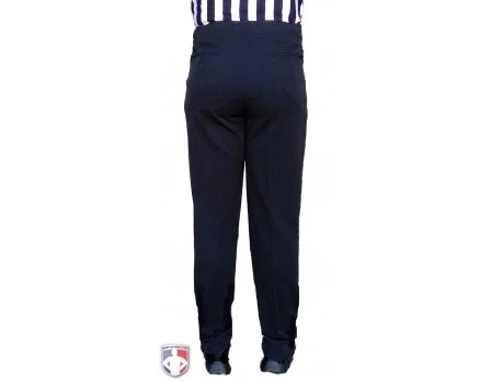 Smitty Officials Apparel Smitty Performance 4-Way Stretch Tapered Fit Flat Front Referee Pants With Western-Cut Pockets - Image 5