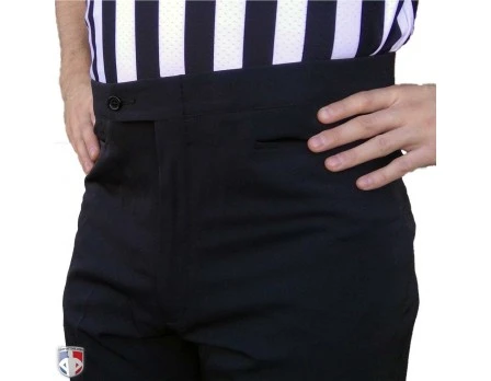 Smitty Officials Apparel Smitty Performance 4-Way Stretch Tapered Fit Flat Front Referee Pants With Western-Cut Pockets - Image 7