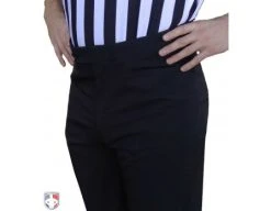 Smitty Officials Apparel Smitty Performance 4-Way Stretch Tapered Fit Flat Front Referee Pants With Western-Cut Pockets