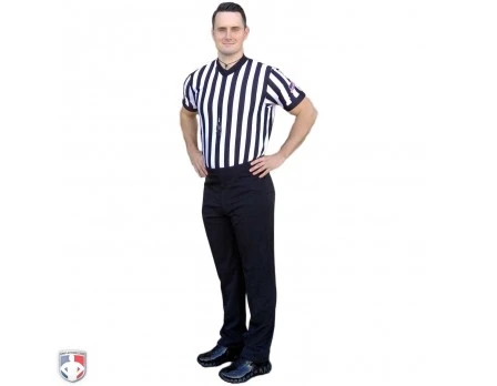 Smitty Officials Apparel Smitty Performance 4-Way Stretch Tapered Fit Flat Front Referee Pants With Western-Cut Pockets - Image 2