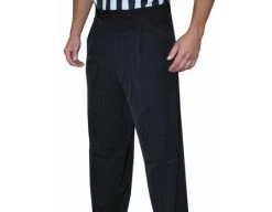 Smitty Officials Apparel Smitty Performance 4-Way Stretch Tapered Fit Pleated Referee Pants With Slash Pockets