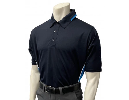 Smitty Umpire Smitty NCAA Softball Short Sleeve Body Flex Men's Umpire Shirt - Midnight Navy - Image 5