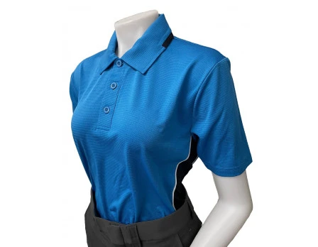 Smitty Umpire Smitty NCAA Softball Short Sleeve Body Flex Women's Umpire Shirt - Bright Blue - Image 5