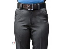 Smitty Umpire Smitty Women's Performance Poly Spandex Charcoal Grey Flat Front Base Umpire Pants