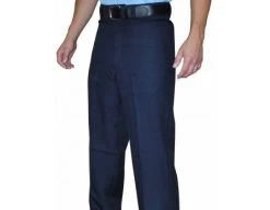 Smitty Umpire Smitty Navy Flat Front Volleyball Referee / Umpire Pants With Western-Cut Pockets