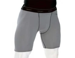 Smitty Umpire Smitty Grey ComfortTech Compression Shorts With Cup Pocket