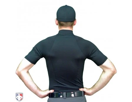 New Balance Referee And Umpire Shoes New Balance Challenger Mock Neck Short Sleeve Compression Shirt - Image 2