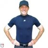 New Balance Referee And Umpire Shoes New Balance Challenger Mock Neck Short Sleeve Compression Shirt - Navy