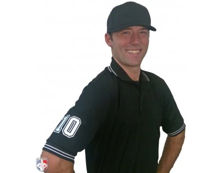 Smitty Umpire Smitty Pro Knit Umpire Shirt - Black - Image 5