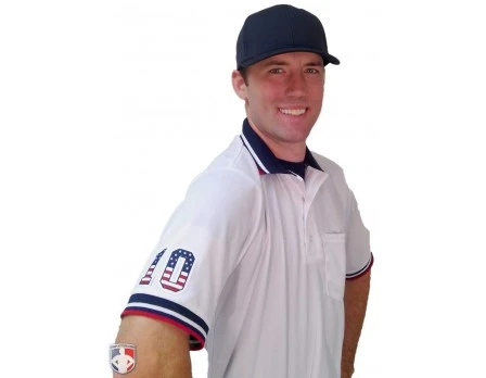 Smitty Umpire Smitty Pro Knit Umpire Shirt - White - Image 5