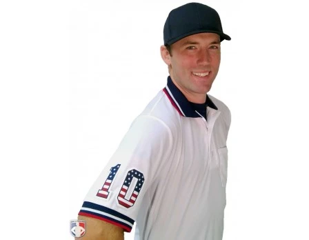 Smitty Umpire Smitty Pro Knit Umpire Shirt - White - Image 4