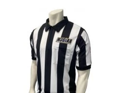 New Jersey (NJSIAA) 2 1/4" Stripe Short Sleeve Football And Lacrosse Referee Shirt