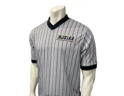New Jersey (NJSIAA) Grey V-Neck Referee Shirt