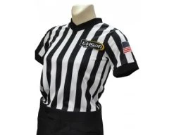Louisiana (LHSOA) 1" Stripe Women's V-Neck Referee Shirt