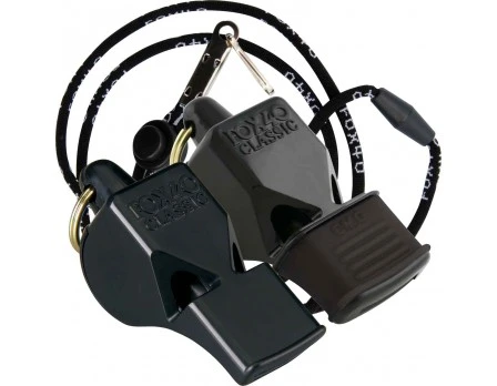 Fox 40 2-Pack Classic & Classic CMG Referee Whistles With Lanyard