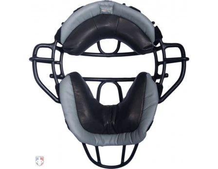 Wilson Umpire Gear Wilson MLB Black Dyna-Lite Aluminum Umpire Mask With Black And Grey Wrap Around - Image 2