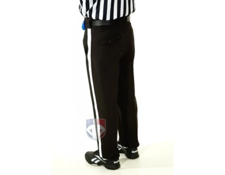 Smitty Officials Apparel Smitty Foul Weather Athletic Fit Black Football Referee Pants - Image 4